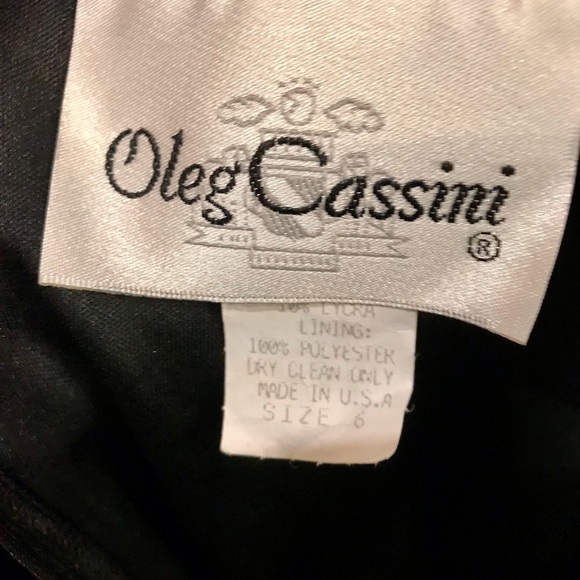 Vintage Oleg Cassini Formal Cocktail Dress - Picture 6 of 6